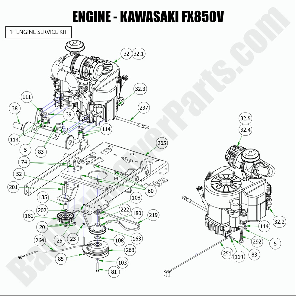 2022 Revolt Engine - Kawasaki FX850V